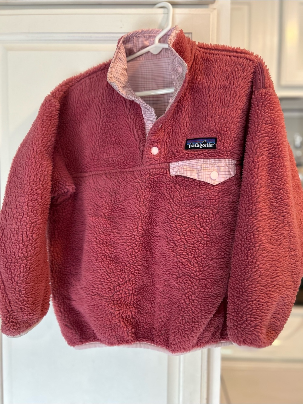 Patagonia Rare Vintage Reversible Deep Pile Snap T Glissade Pullover